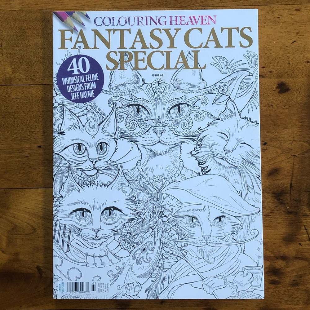 Fantasy Cats Special Coloring Book